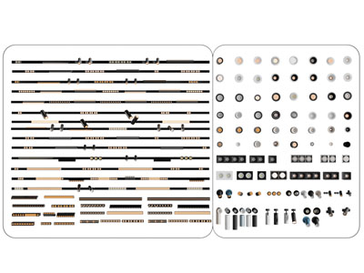 现代筒灯射灯 可转向轨道磁吸灯 格栅灯