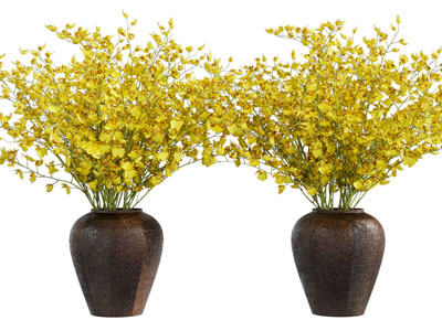 新中式陶艺花瓶花卉