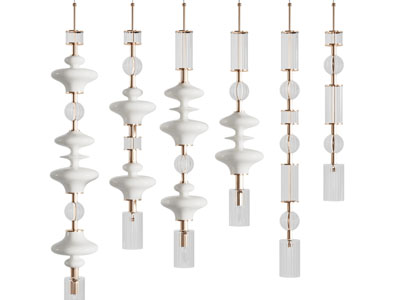 现代轻奢串珠吊灯