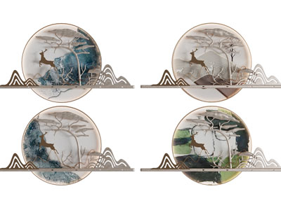 新中式墙饰挂件