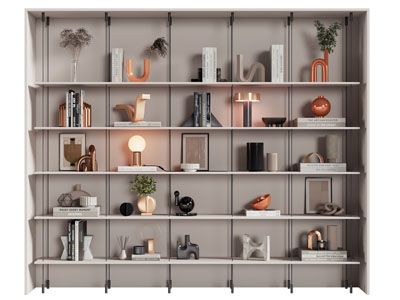 现代开放式装饰柜 书柜