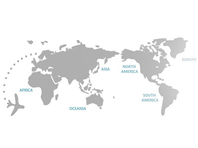 现代世界地图墙饰挂件