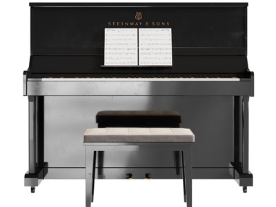 现代钢琴 琴凳3d模型 现代钢琴 琴凳