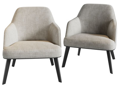 现代布艺休闲椅子