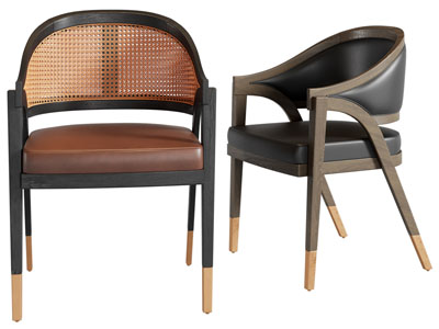 侘寂风休闲椅子 餐椅