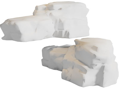 现代岩石 石头 景观石