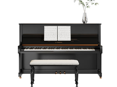 欧式黑色钢琴 琴凳3d模型 欧式黑色钢琴 琴凳