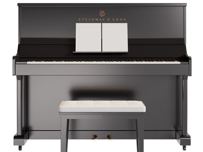 现代黑色钢琴 琴凳3d模型 现代黑色钢琴 琴凳