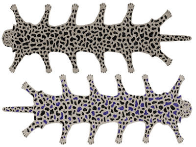 现代老虎造的地毯3d模型 现代老虎造的地毯