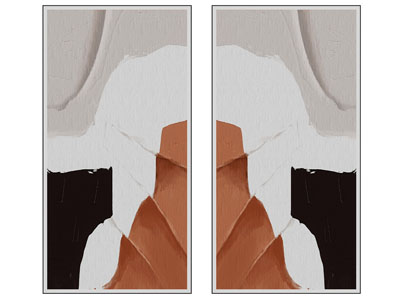 侘寂风装饰挂画3d模型 侘寂风装饰挂画