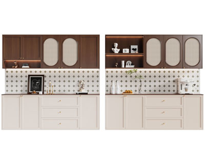 法式中古风餐边柜