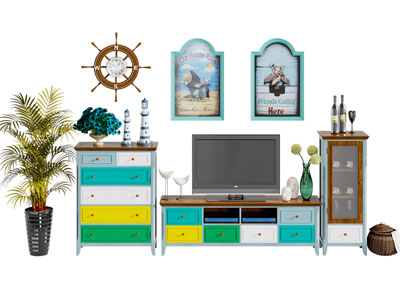 地中海斗柜、边柜、电视柜