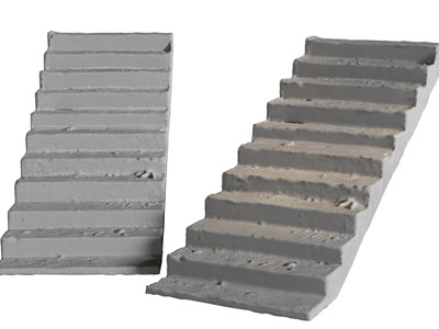 现代混凝土楼梯3d模型 现代混凝土楼梯