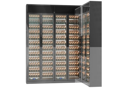 现代恒温玻璃柜门的酒柜3d模型 现代恒温玻璃柜门的酒柜