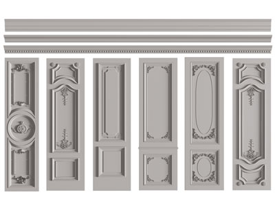 欧式雕花角线 护墙板