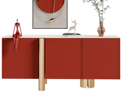 新中式玄关柜 边柜