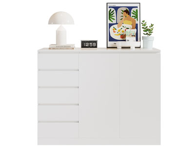 现代玄关鞋柜 摆件组合