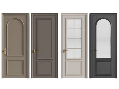 法式单扇平开门