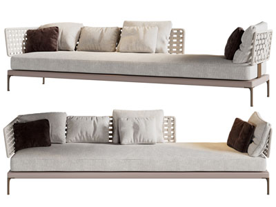 侘寂风多人沙发