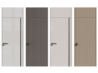 现代单扇平开门