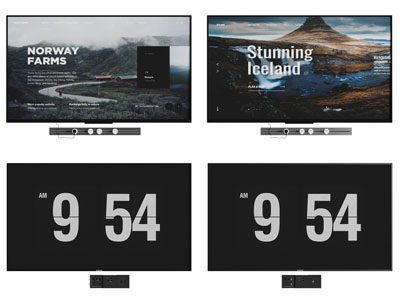 现代液晶电视机 轨道插座3d模型 现代液晶电视机 轨道插座