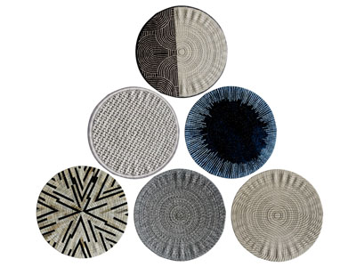 现代圆形地毯3d模型 现代圆形地毯