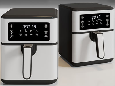 现代空气炸锅3d模型 现代空气炸锅