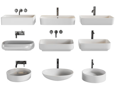 现代陶瓷洗手台