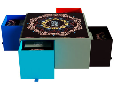 现代拼接糖果色包装盒、礼品盒