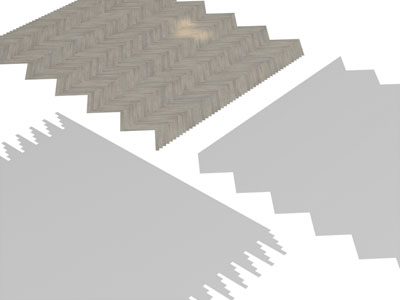 现代实木地板拼花