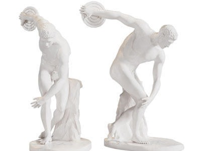 欧式扔铁饼的人雕塑雕刻3d模型 欧式扔铁饼的人雕塑雕刻