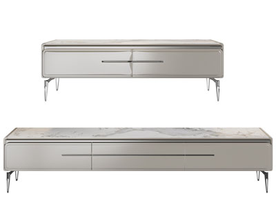 现代长方形电视柜