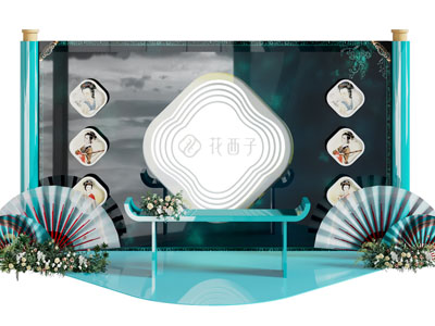 新中式化妆品美陈