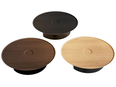 现代圆形茶几3d模型 现代圆形茶几