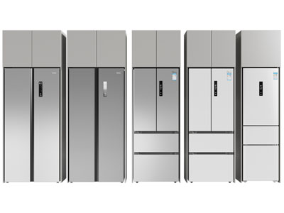 现代双开门、上下门电冰箱3d模型 现代双开门、上下门电冰箱