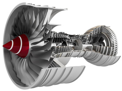 现代飞机发动机工业零部件3d模型 现代飞机发动机工业零部件