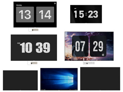 现代壁挂式液晶电视机3d模型 现代壁挂式液晶电视机