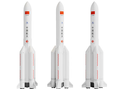现代航天火箭、发射器