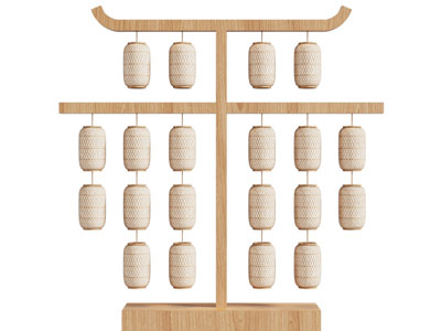 新中式灯笼落地灯