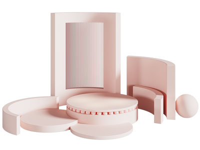 现代电商产品展台、美陈