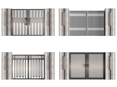 新中式铁艺大门