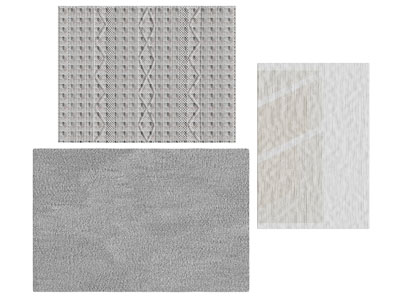 现代长方形地毯3d模型 现代长方形地毯