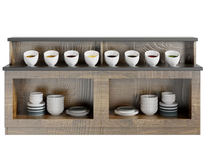 现代自助餐调料台、料理台