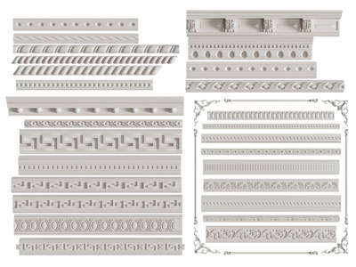 欧式雕花角线、石膏线