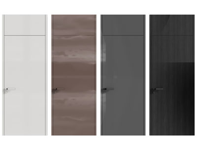 现代单扇平开门