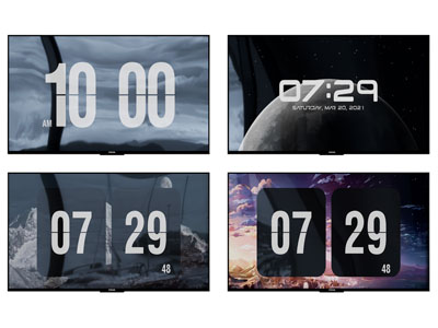 现代液晶电视机3d模型 现代液晶电视机