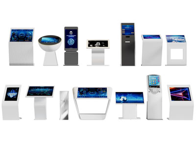 现代智能查询机、一体机3d模型 现代智能查询机、一体机
