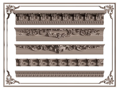 欧式雕花角线、石膏线
