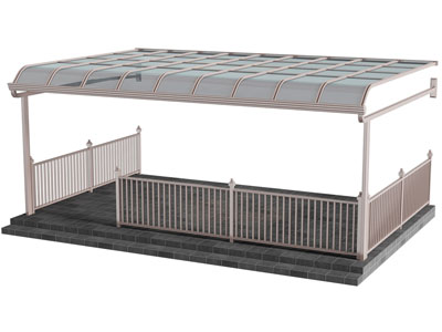 现代户外亭子、遮阳棚