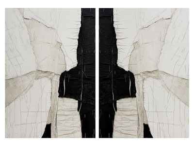 现代黑白抽象装饰挂画3d模型 现代黑白抽象装饰挂画